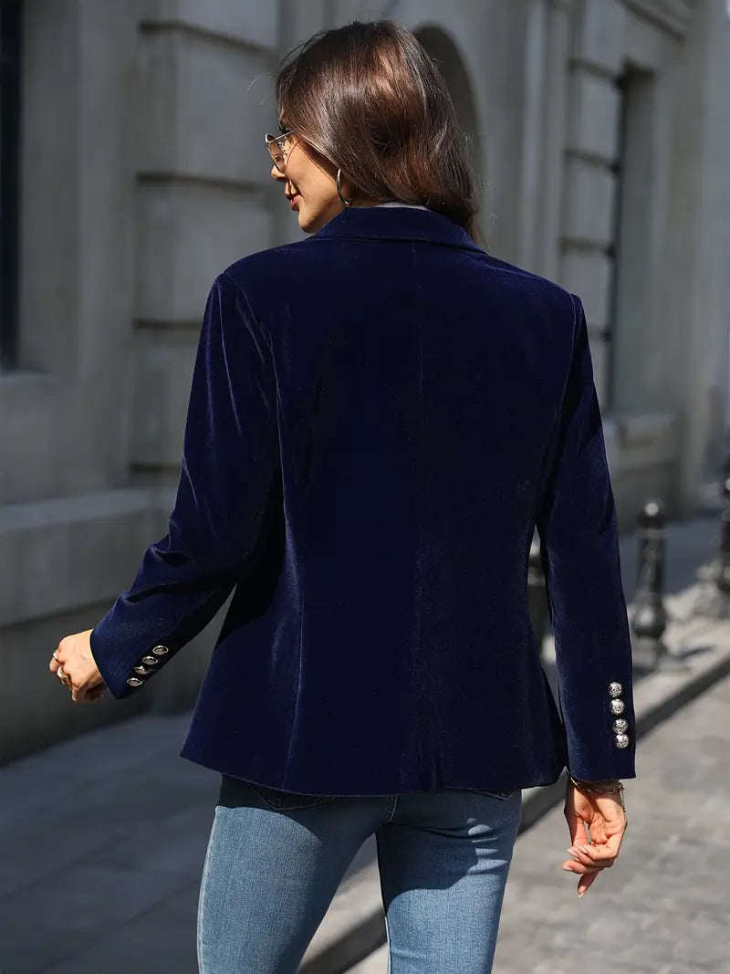 Savannah™ - Elegant Velvet Blazer