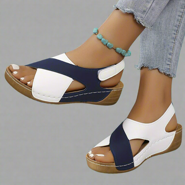 Ada | Colorblock Slingback Sandals