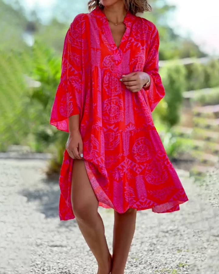 Alyssa - Breathable Boho Stylish Sleeve Dress
