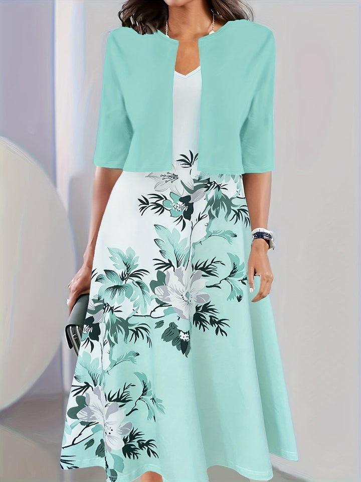 Lily - Elegant Two-Piece Dress