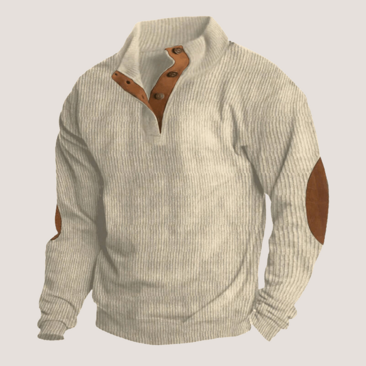 Edoardo™ - Corduroy Sweatshirt with Collar