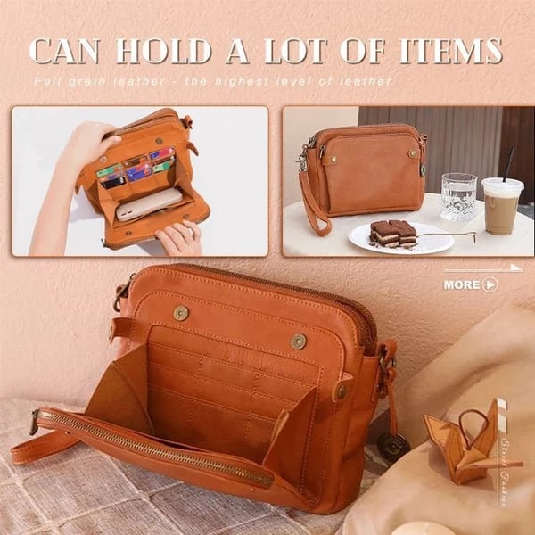 Aria™ Masterpiece | Classic Shoulder Leather Bag