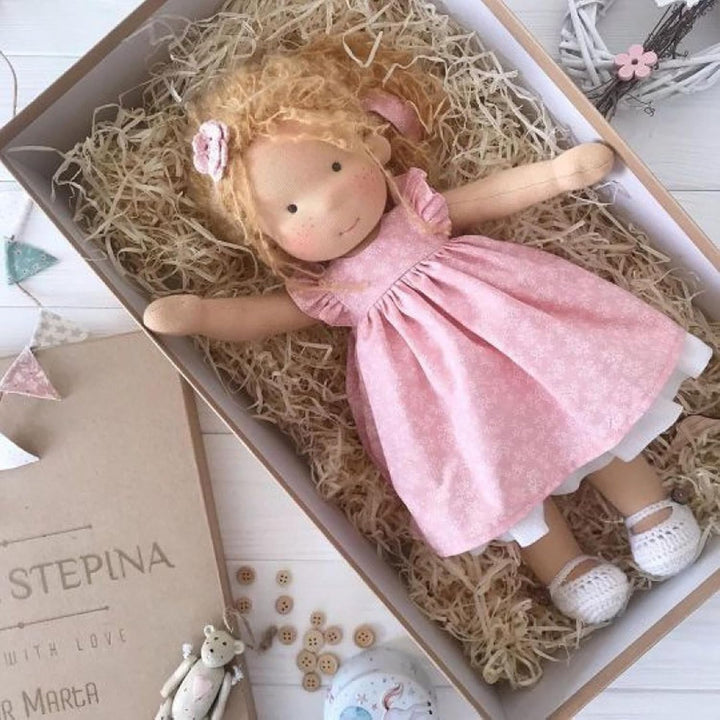 Lilly™ - Sweet handmade Waldorf Doll