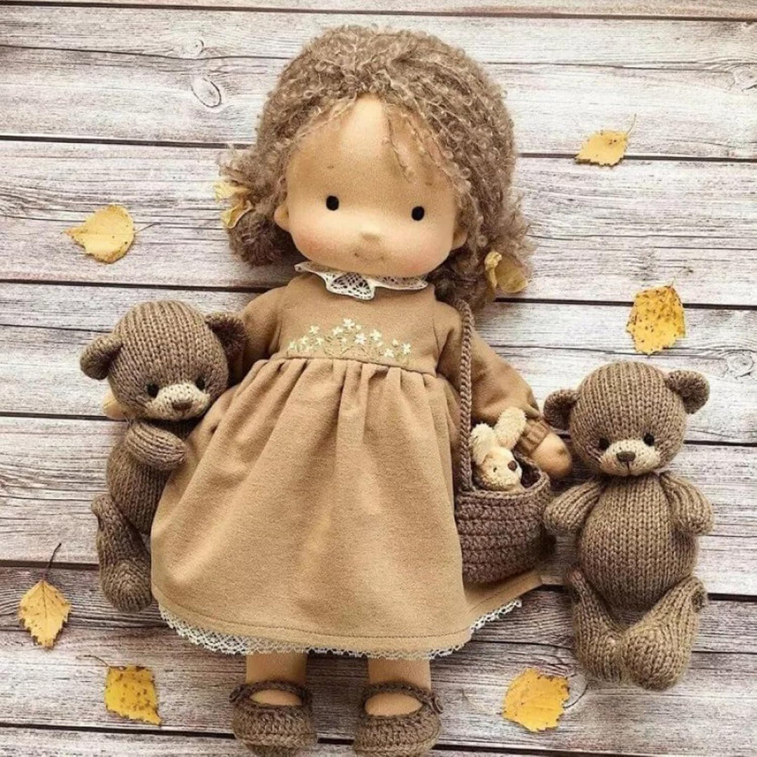 Lilly™ - Sweet handmade Waldorf Doll