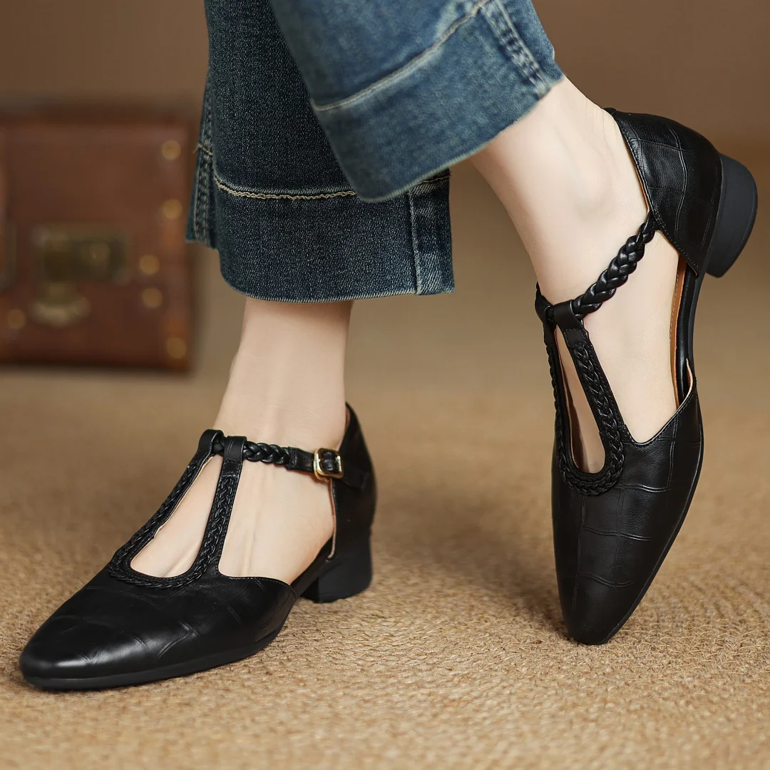Kepa | Leather Mary Jane Shoes
