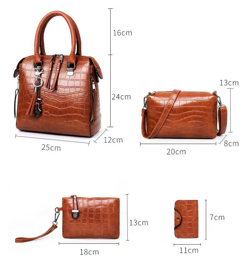 Olivia™ - Modern 4-Piece Bag Set