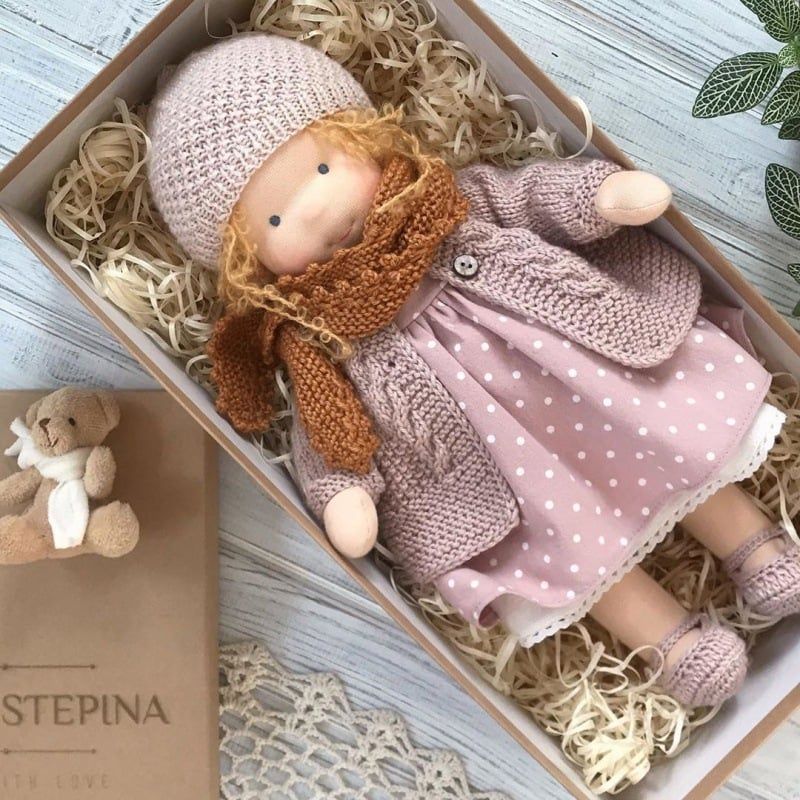 Lilly™ - Sweet handmade Waldorf Doll