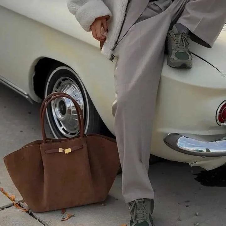 Riley™ - Micro Leather Suede Underarm Bag