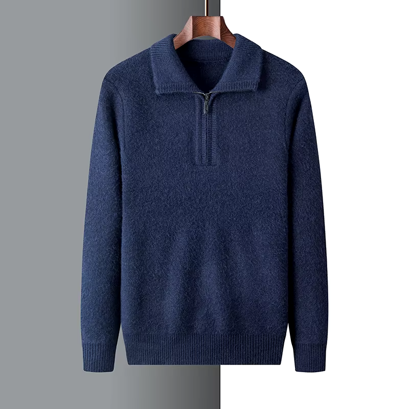 Isaac - Soft Warm Quarter Zip Sweater