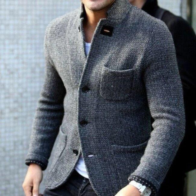 Carter - Retro Cardigan Warm Jacket