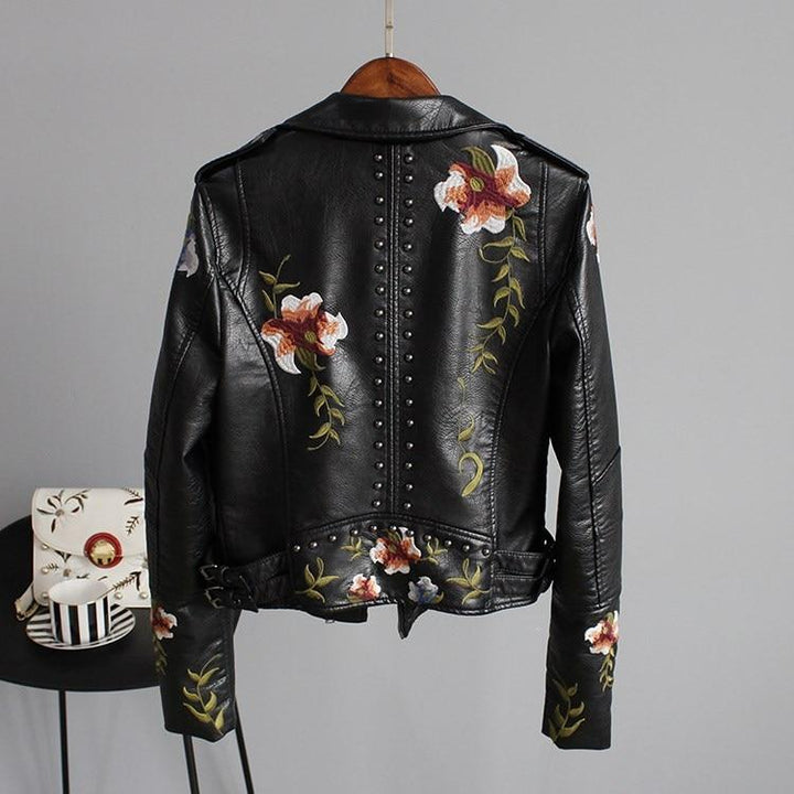 Lily™ - Modern Floral Jacket with Handmade Details