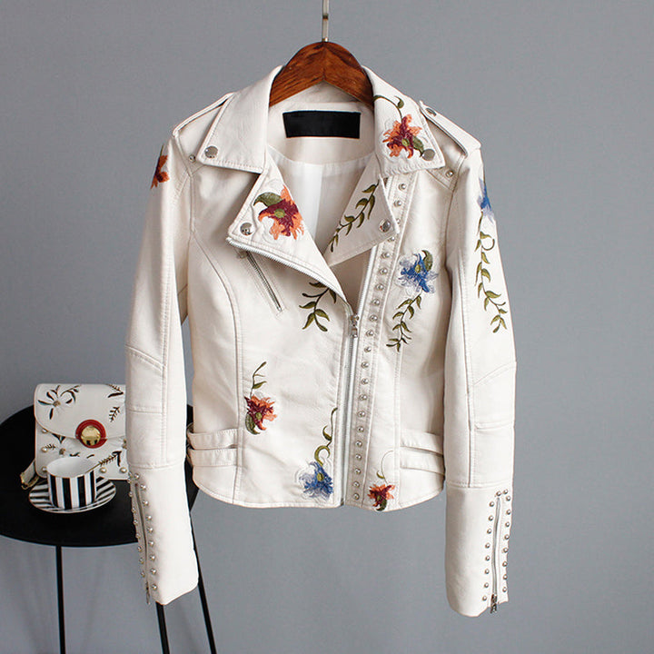 Lily™ - Modern Floral Jacket with Handmade Details