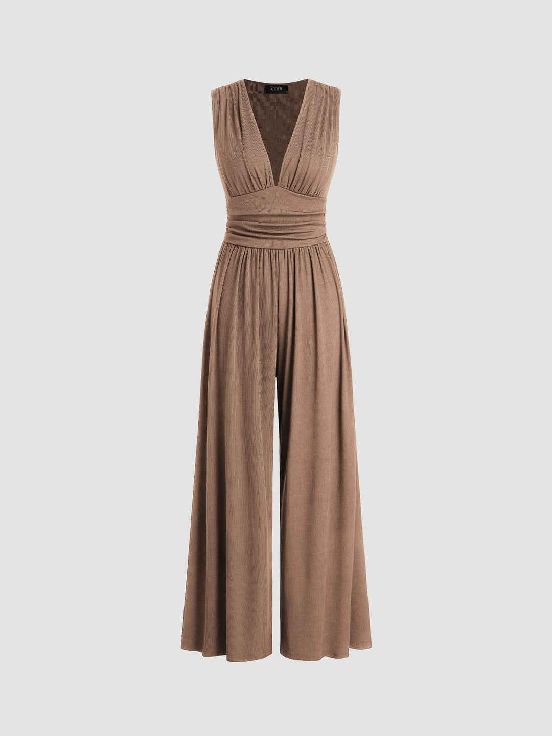Charity™  – Chic Sleeveless Wide-Leg Jumpsuit