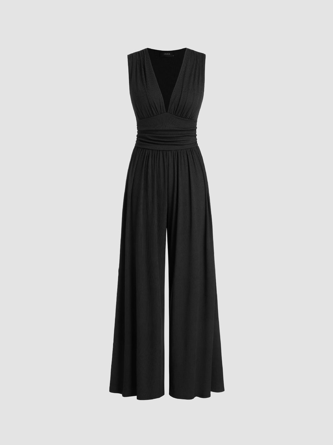 Charity™  – Chic Sleeveless Wide-Leg Jumpsuit
