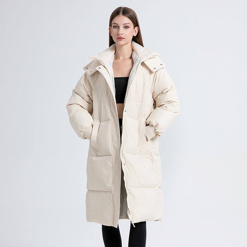 Gigaty™ - Classic Hooded Long Puffer Coat