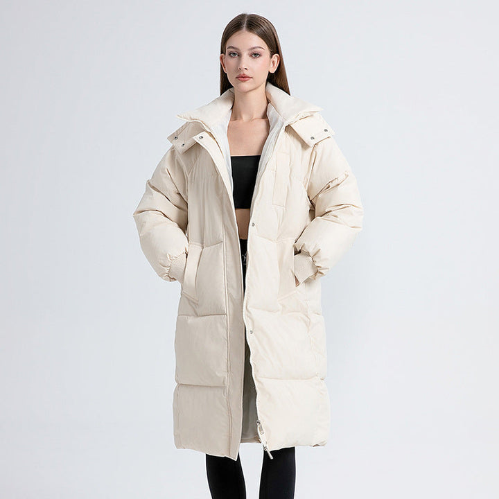 Gigaty™ - Classic Hooded Long Puffer Coat