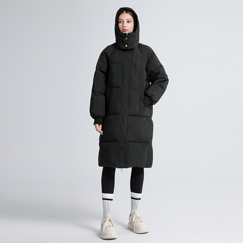 Gigaty™ - Classic Hooded Long Puffer Coat