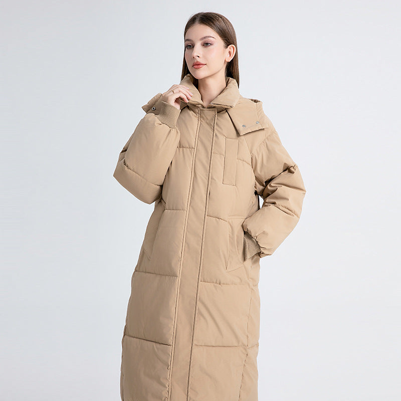 Gigaty™ - Classic Hooded Long Puffer Coat