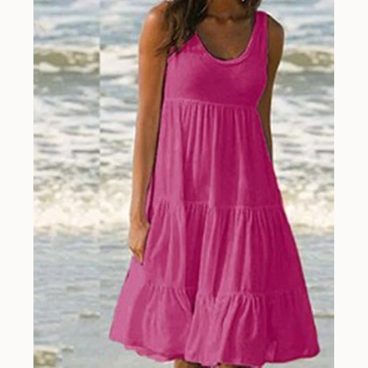 Layla™ - Boho Sleeveless Mini Dress