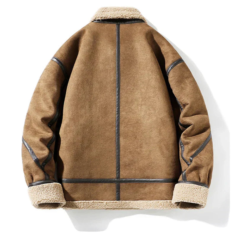Benjamin - Vintage Style Warm Suede Jacket