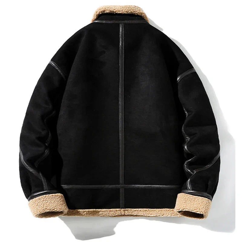 Benjamin - Vintage Style Warm Suede Jacket