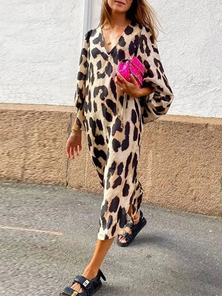 Aubrey - Leopard Print Dress