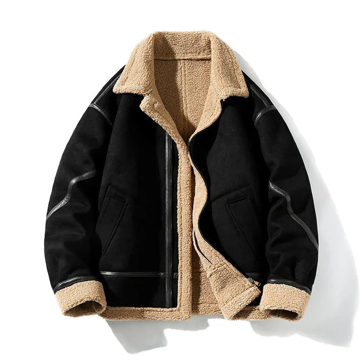 Benjamin - Vintage Style Warm Suede Jacket