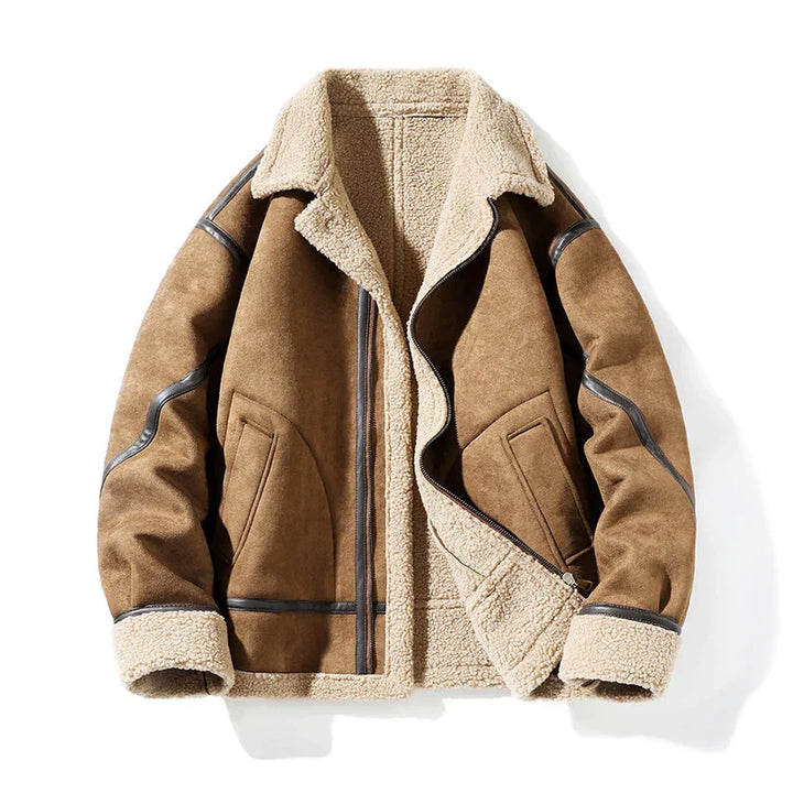 Benjamin - Vintage Style Warm Suede Jacket