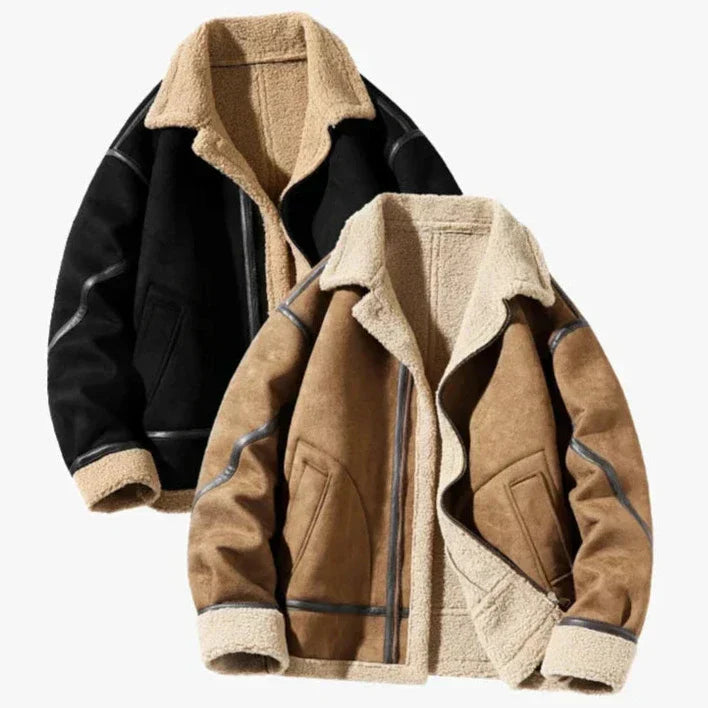 Benjamin - Vintage Style Warm Suede Jacket