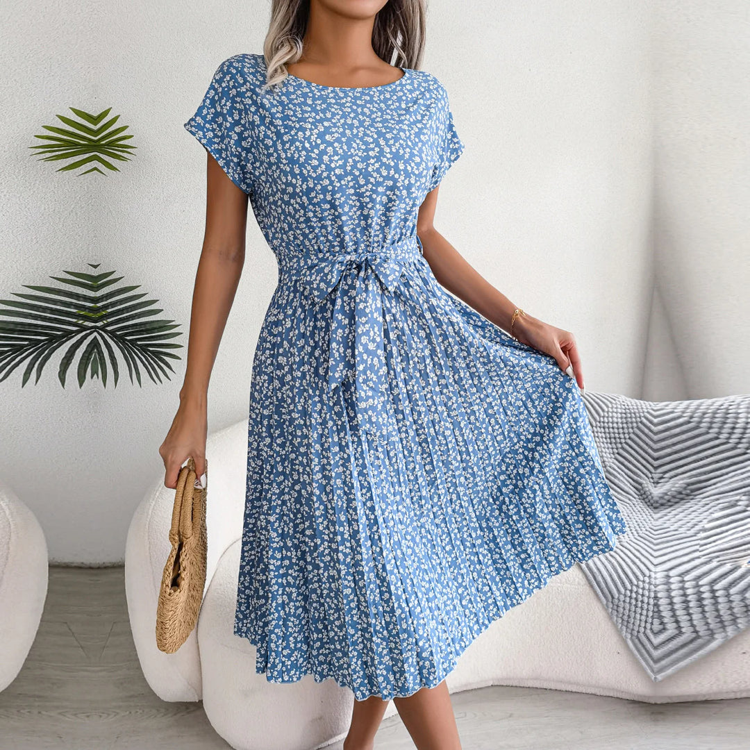 Victoria - Chic High Waist Spring Dress