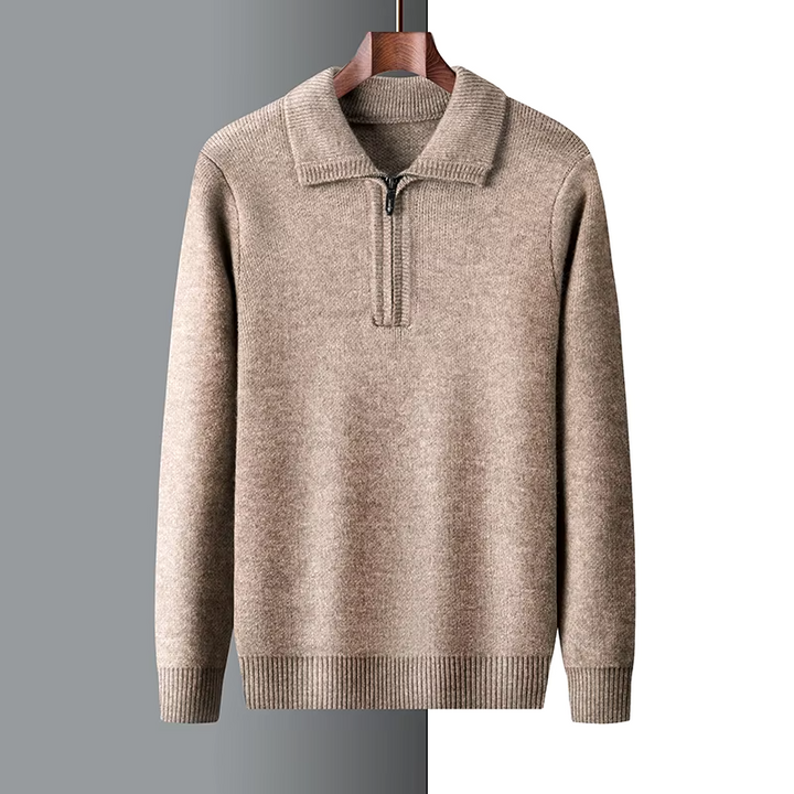 Isaac - Soft Warm Quarter Zip Sweater