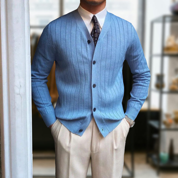 Elijah - Comfortable Knitted Cardigan