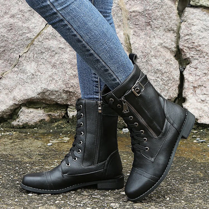Affy | Leather Boots