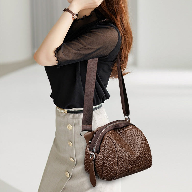 Madison™ Classic Charm | Spacious Vintage Leather Bag