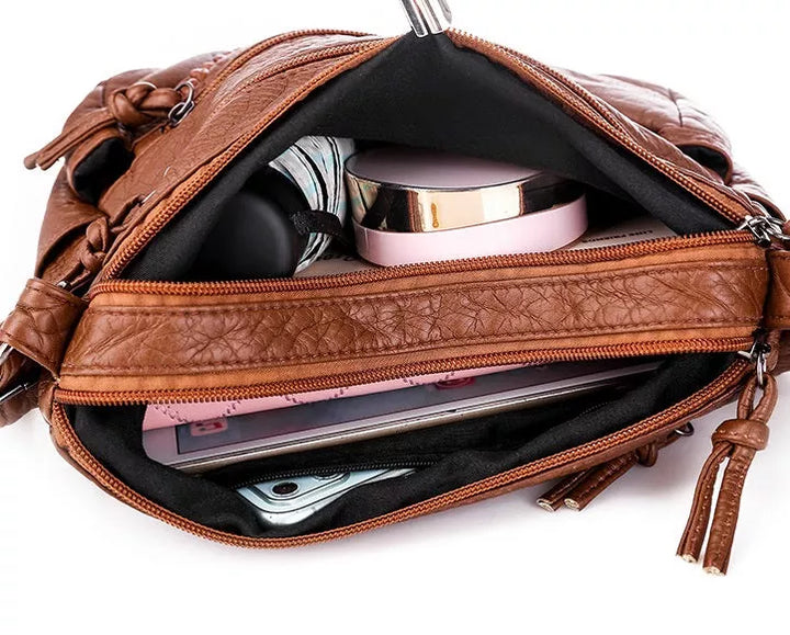 Zoe™ Classic Harmony | Stylish Compact Leather Bag