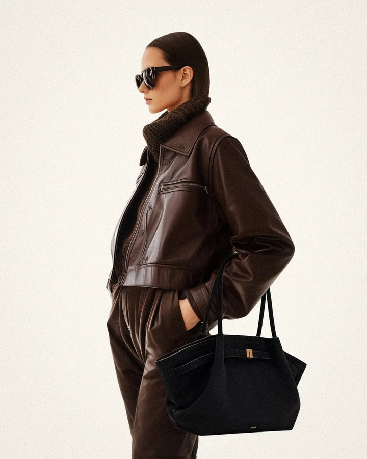 Riley™ - Micro Leather Suede Underarm Bag