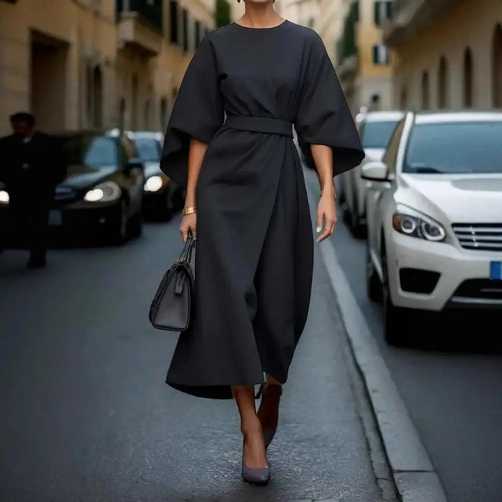 Isabella - Comfy Casual Round Neck Dress