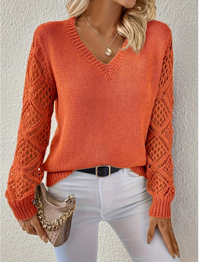 Aubrey™ - Soft V-Neck Sweater