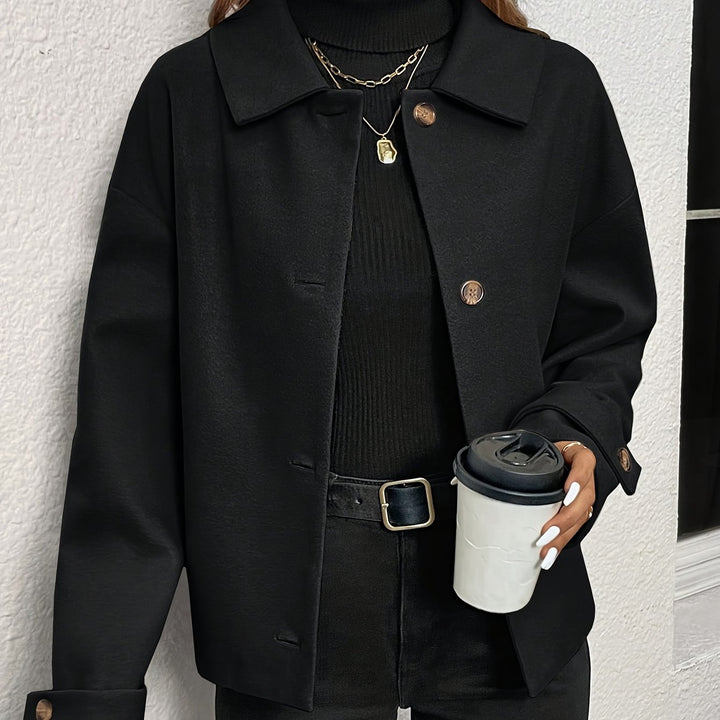 Clara™ – Elegant Structured Blazer Coat