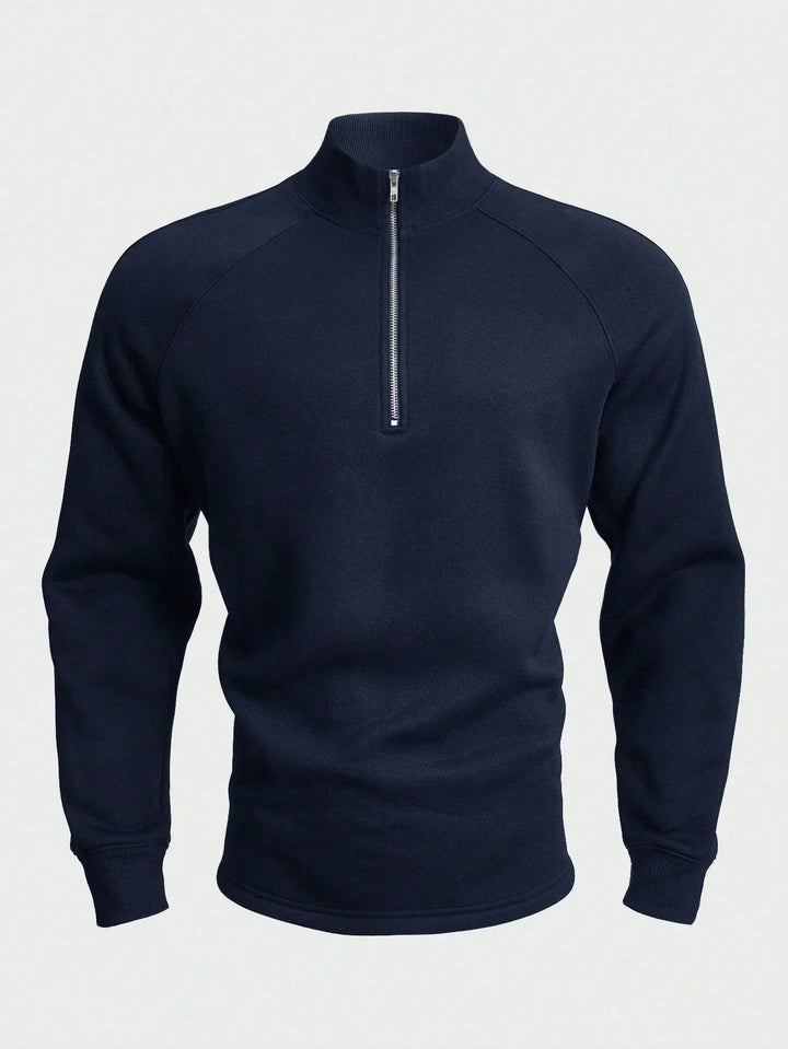 William - Casual Half-Zip Sweater