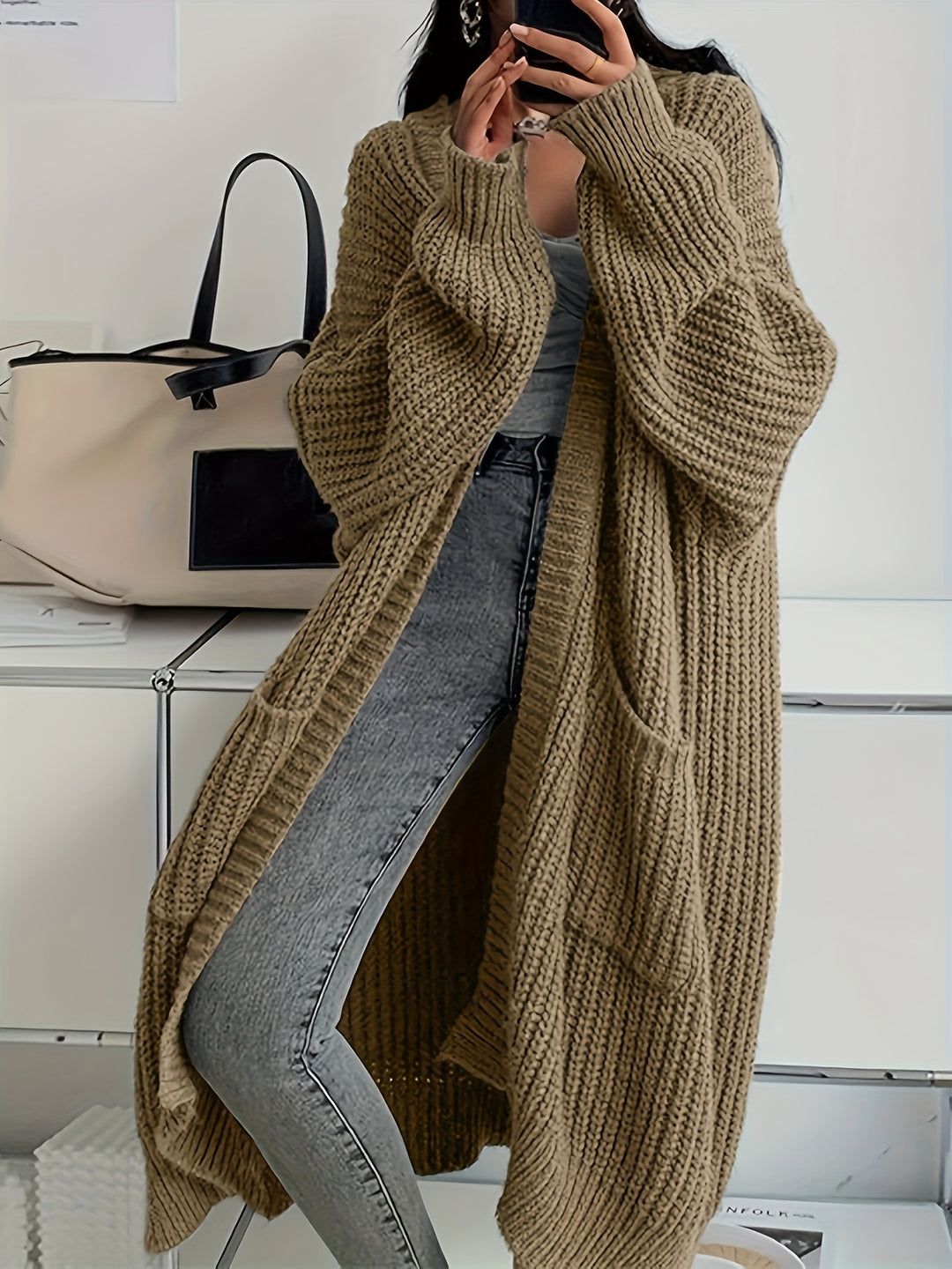 Isla™ – Long Cozy Knit Cardigan