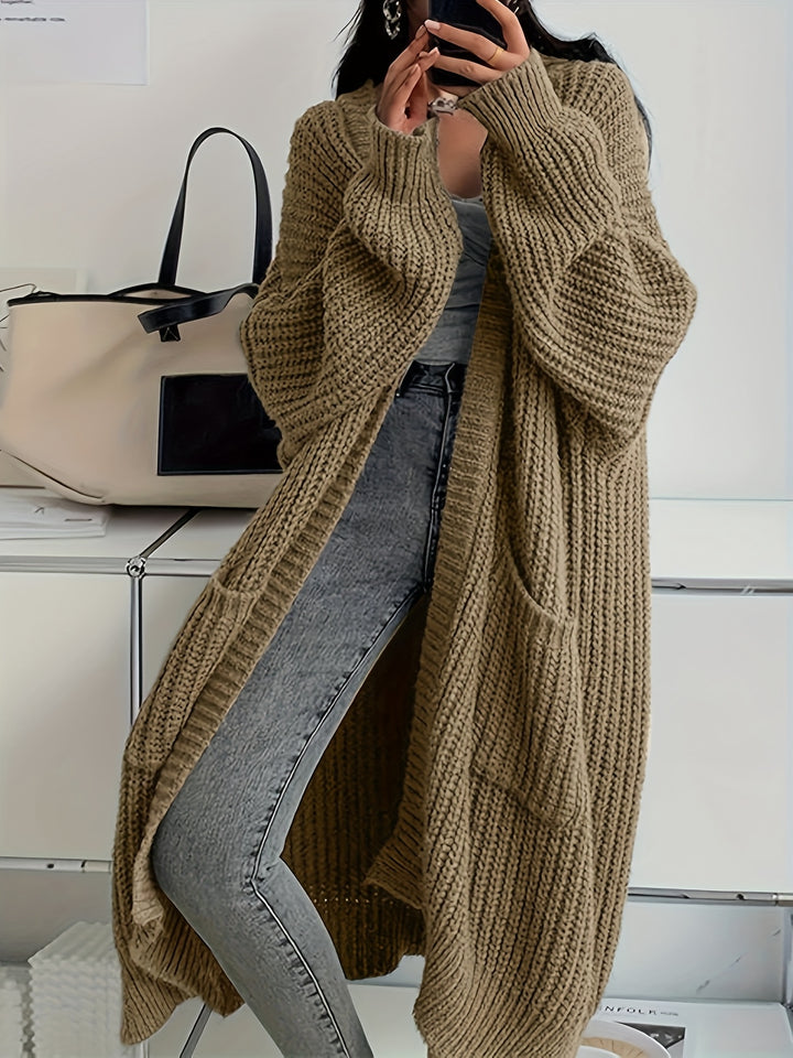 Isla™ – Long Cozy Knit Cardigan