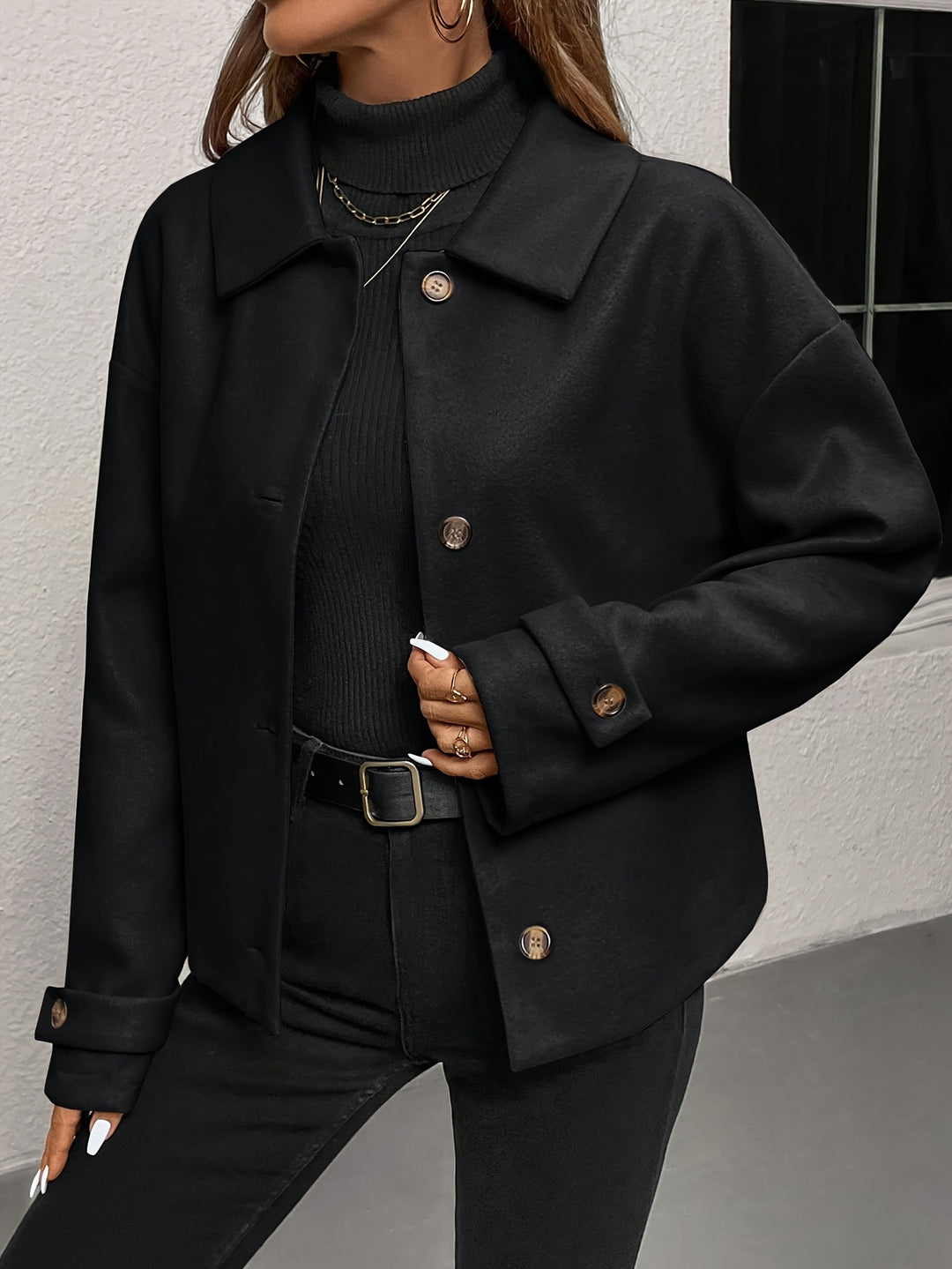 Clara™ – Elegant Structured Blazer Coat