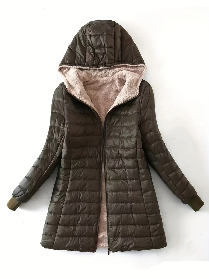 Liana™ – Fleece-Lined Zip-Up Coat
