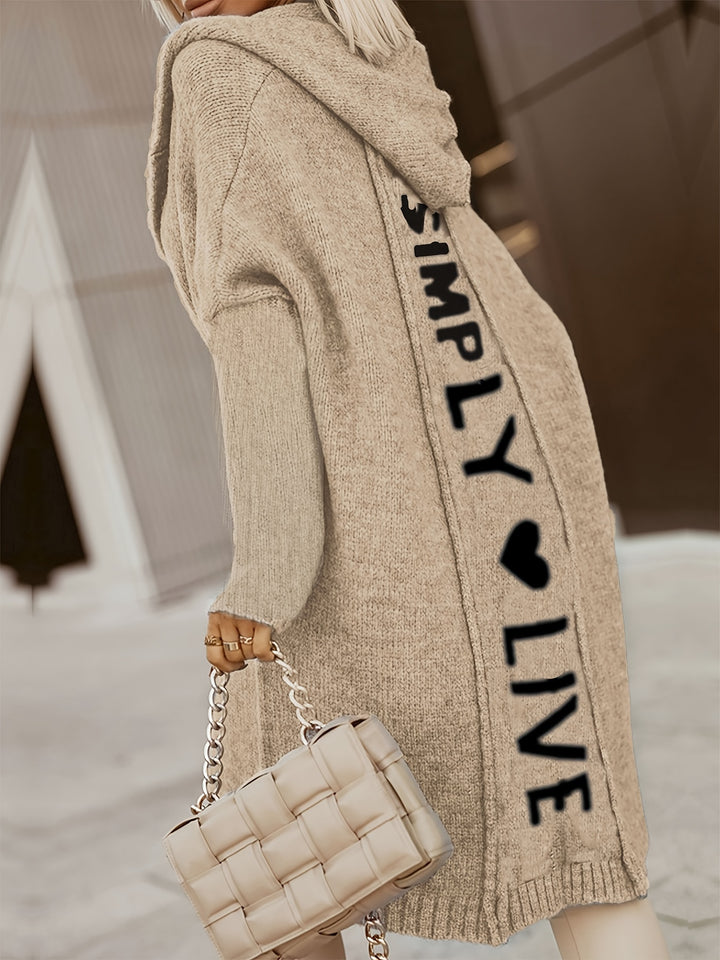 Harper™ – Casual Hooded Knit Cardigan