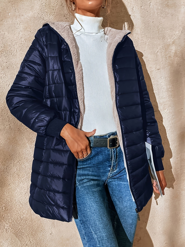 Liana™ – Fleece-Lined Zip-Up Coat