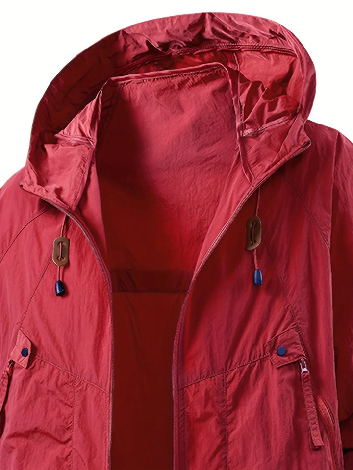 Carter™ - Outdoor Waterproof Windbreaker Jacket with Adjustable Hood
