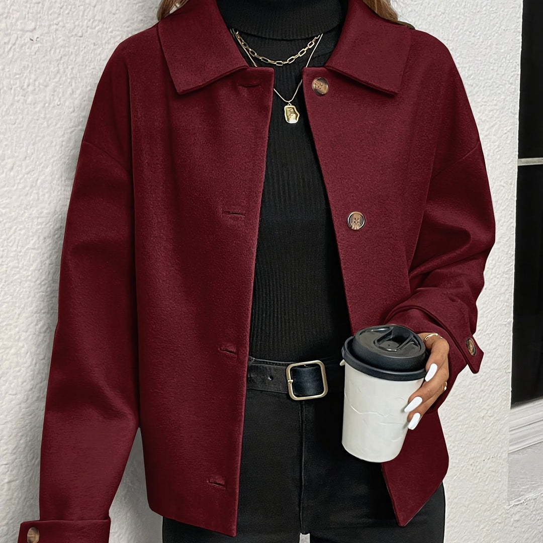 Clara™ – Elegant Structured Blazer Coat