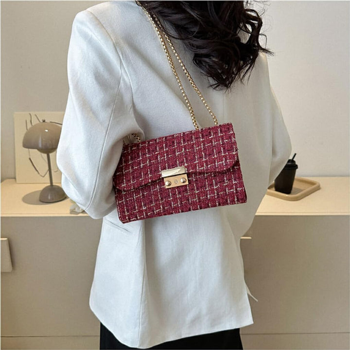 Addison™ - Luxury Plaid Bag