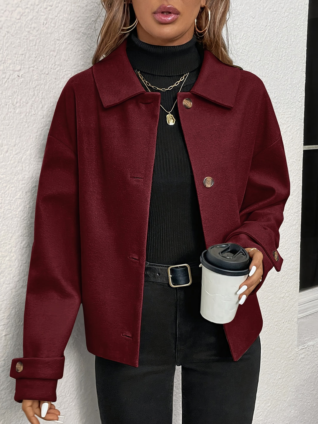 Clara™ – Elegant Structured Blazer Coat